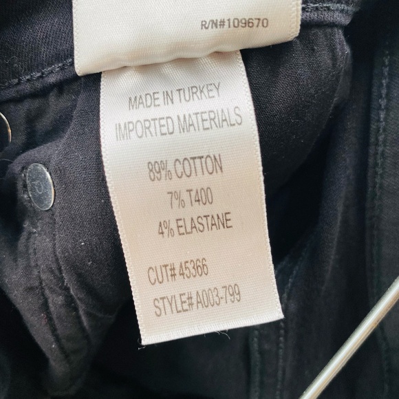 Agolde High Waisted Sophie Skinny Jeans in Black Size 27 - Picture 5 of 7